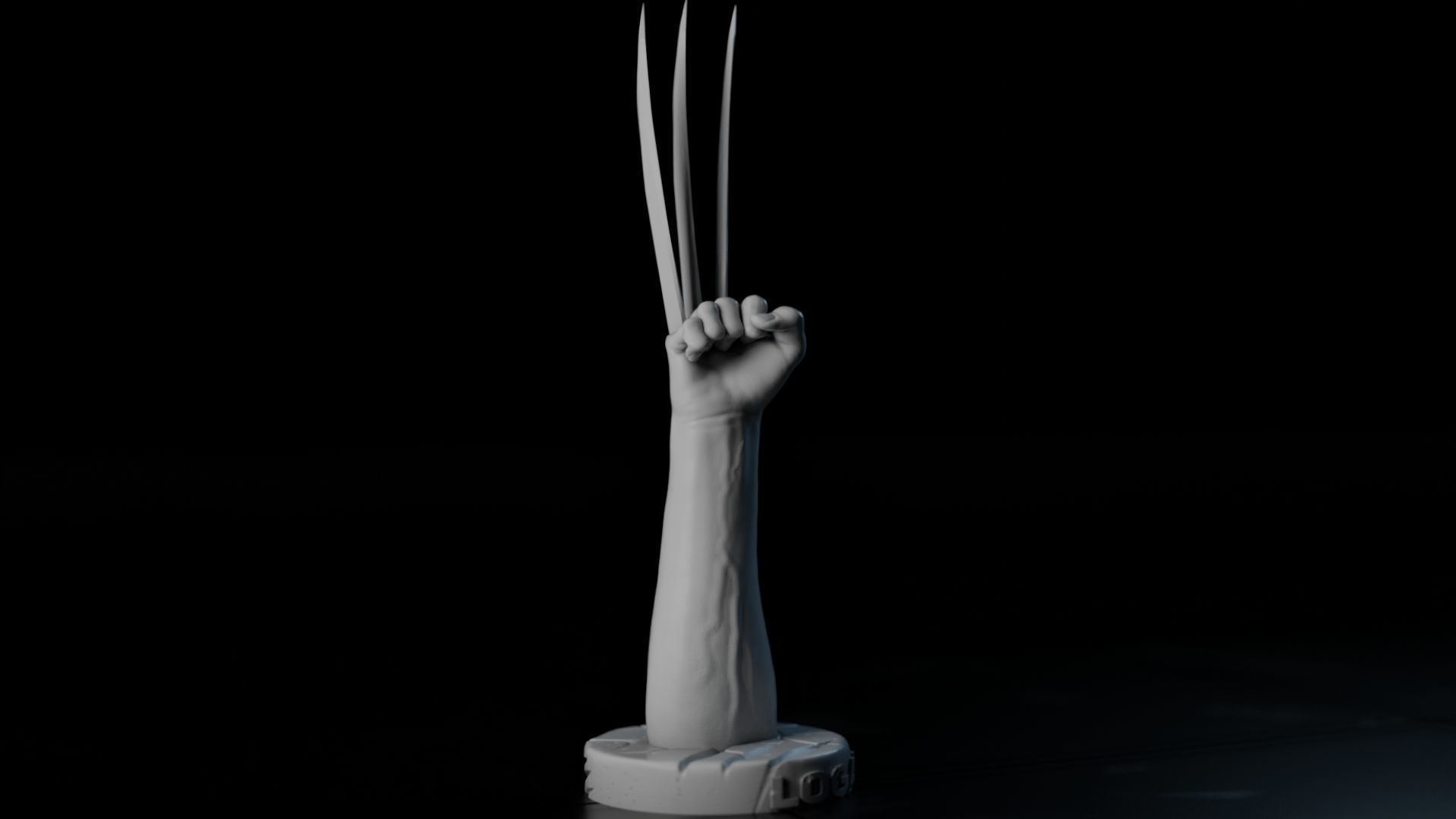 Logan-Wolverine Claws 3D print model_19