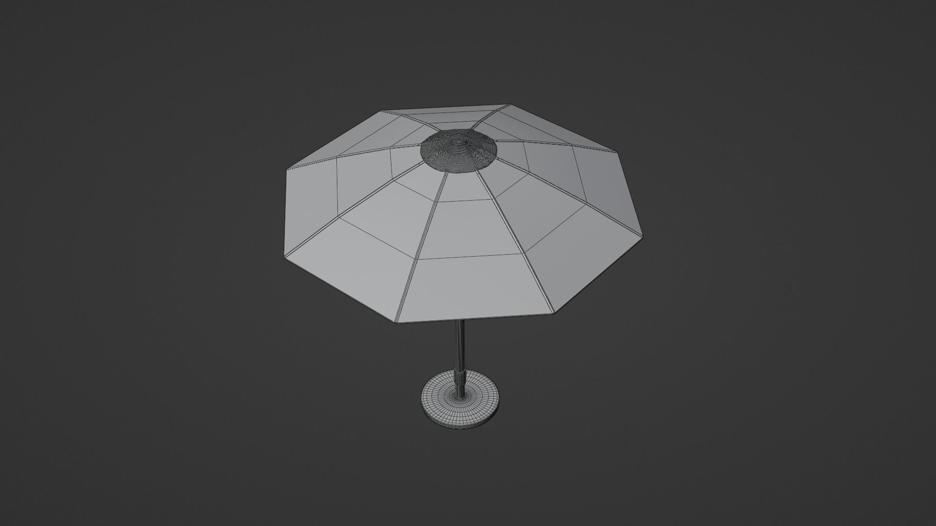 Umbrella outdoor 1 3D model_4