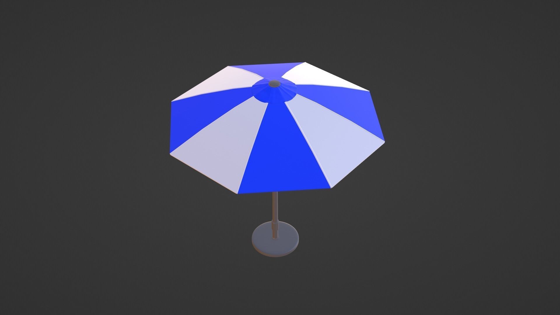 Umbrella outdoor 1 3D model_5