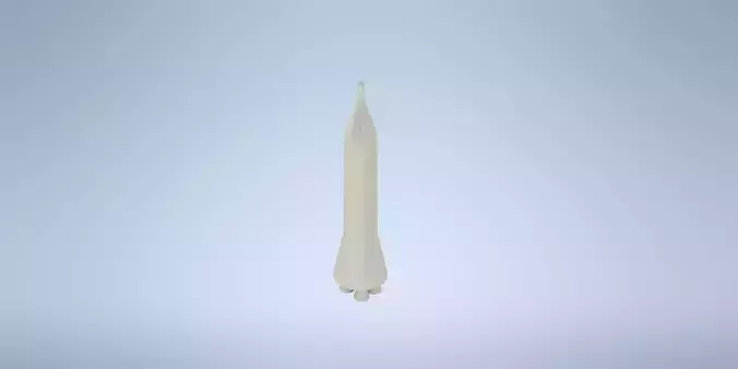 Basic-Cartoony Rocket Easily Customizable 