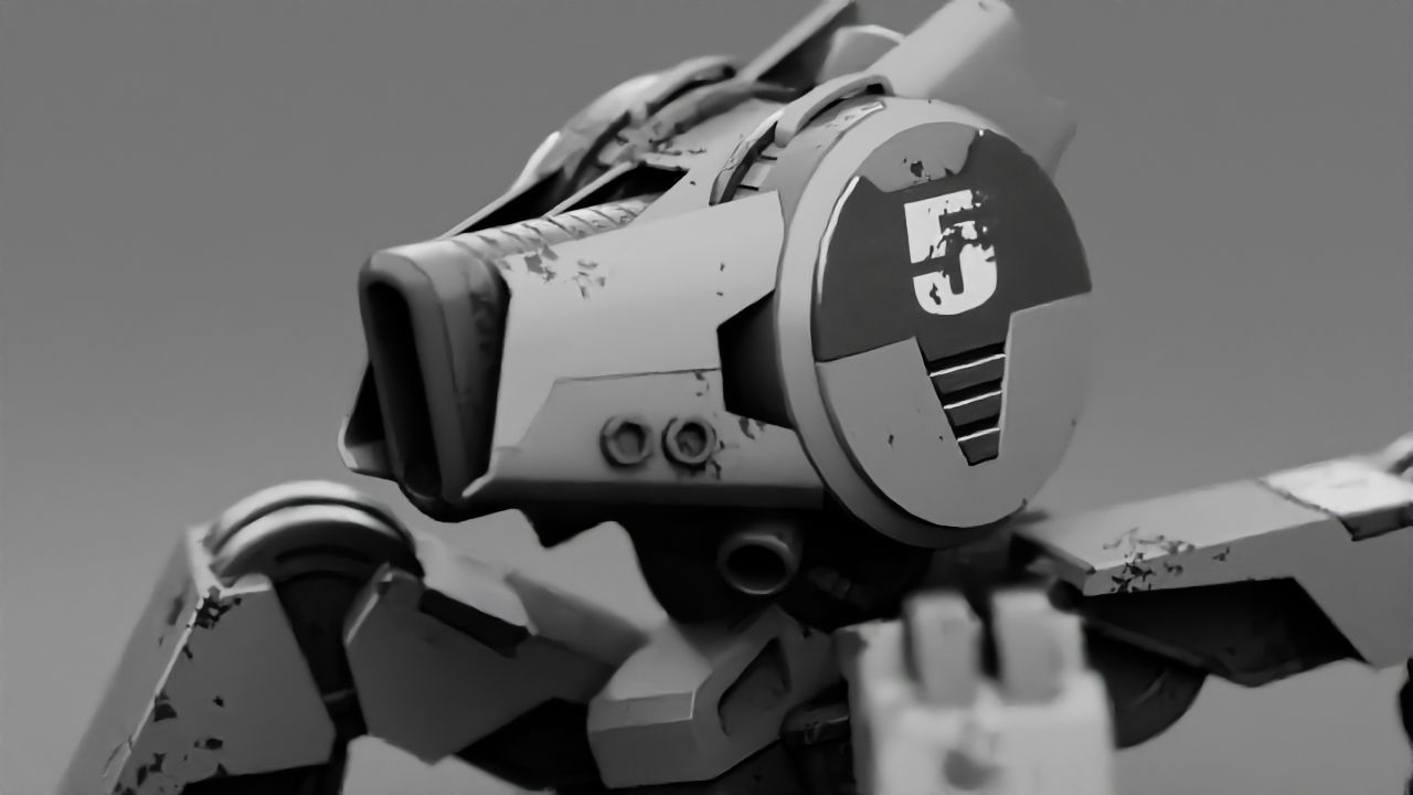 Spider Droid rigged character 3D model_2