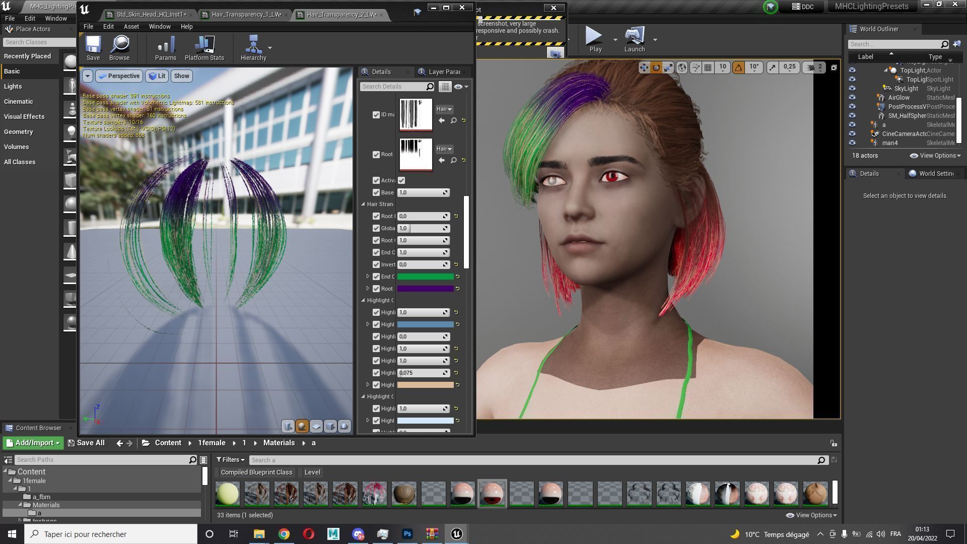 Naked Korean Girl Game Ready Low-poly 3D model_15