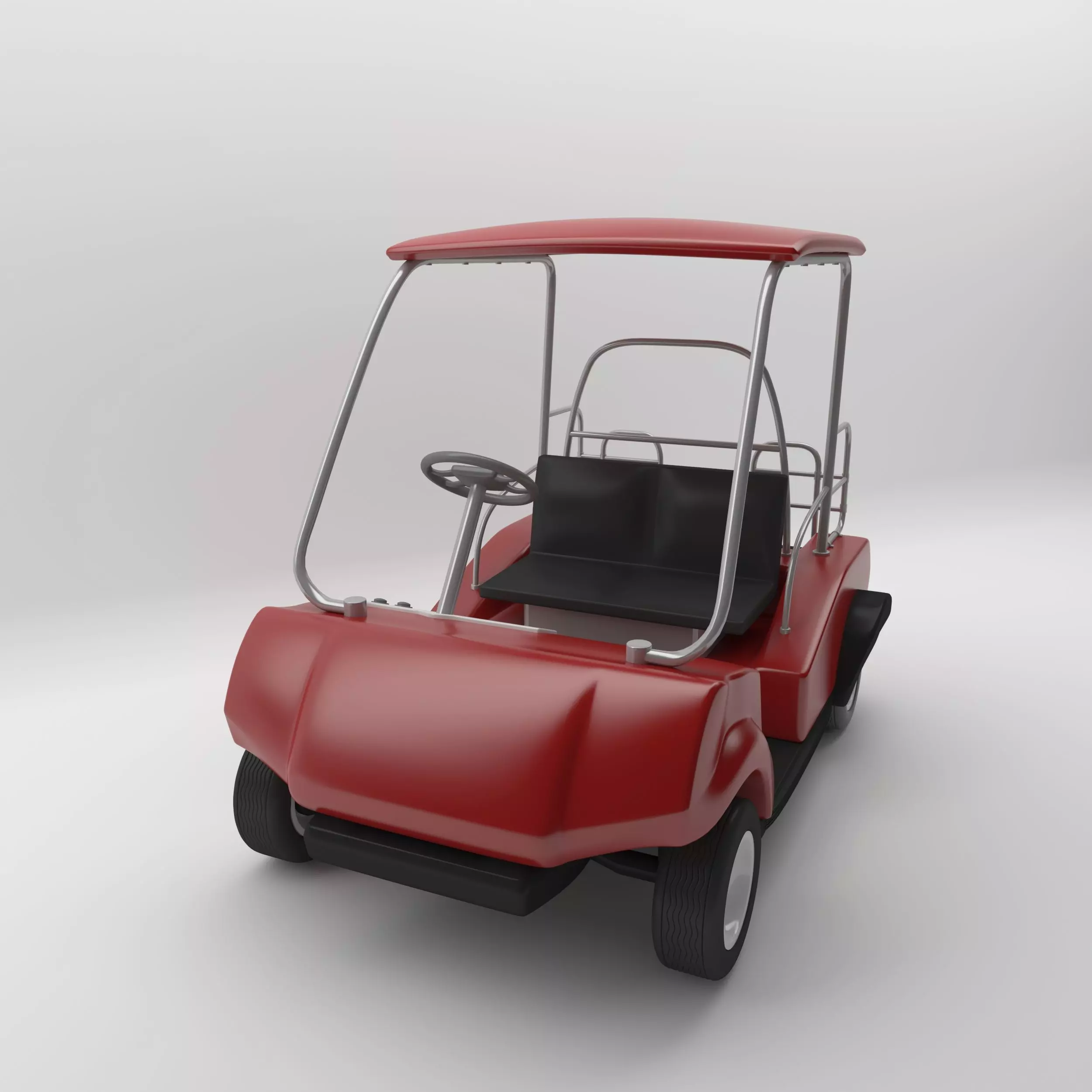 Golf Car 1 3D model_0