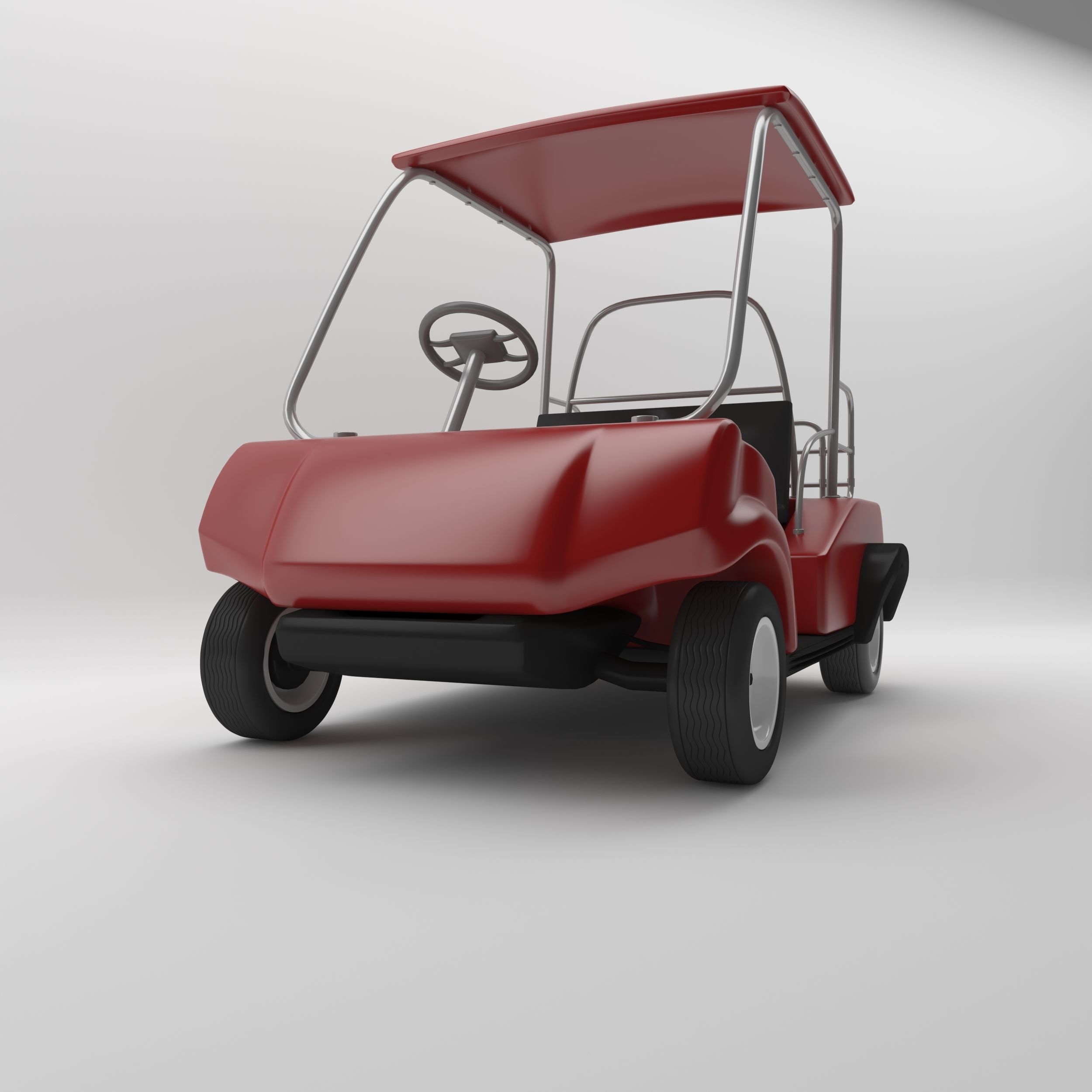 Golf Car 1 3D model_6