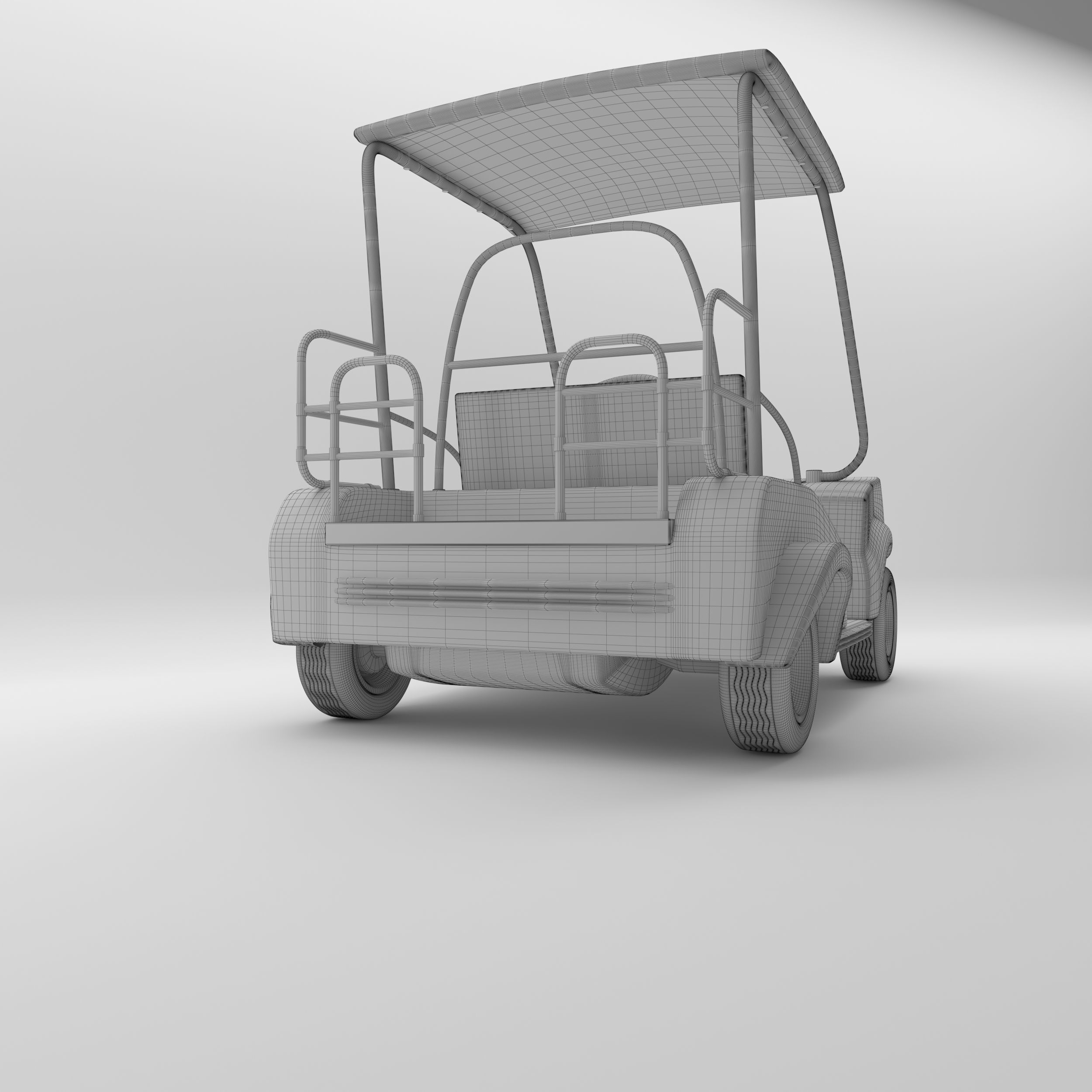 Golf Car 1 3D model_15