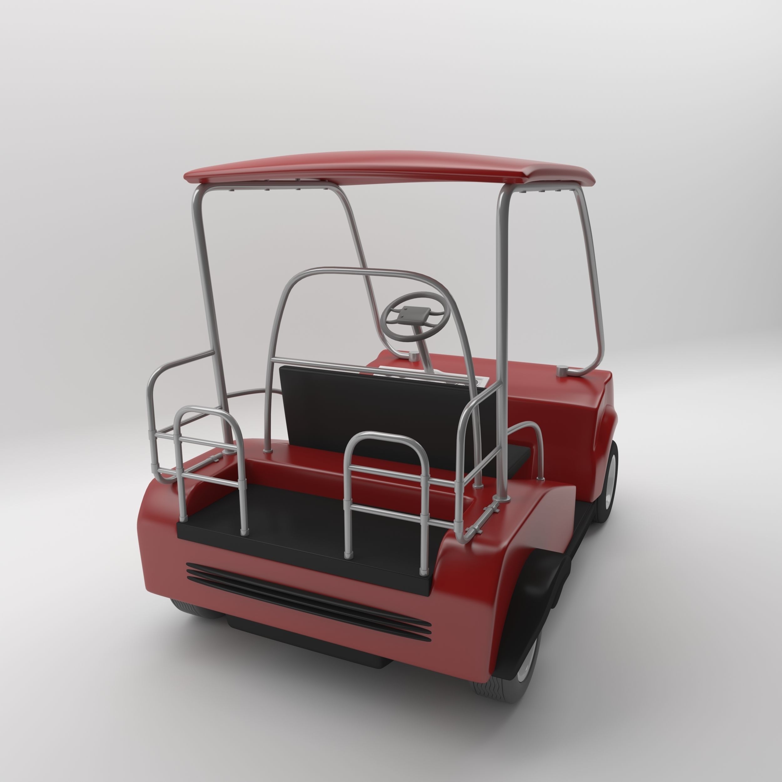 Golf Car 1 3D model_12