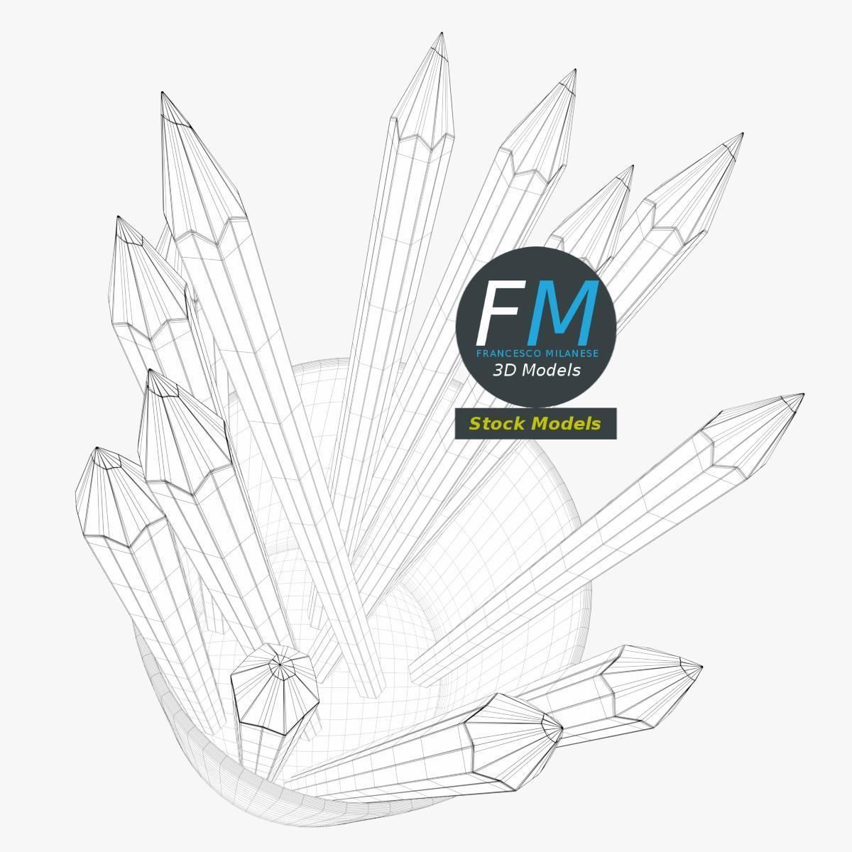 Pencils cup 2 3D model_8