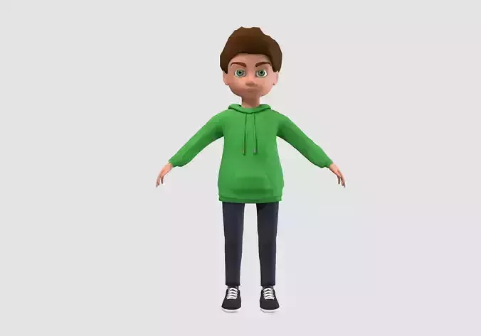 cute cartoon kid 