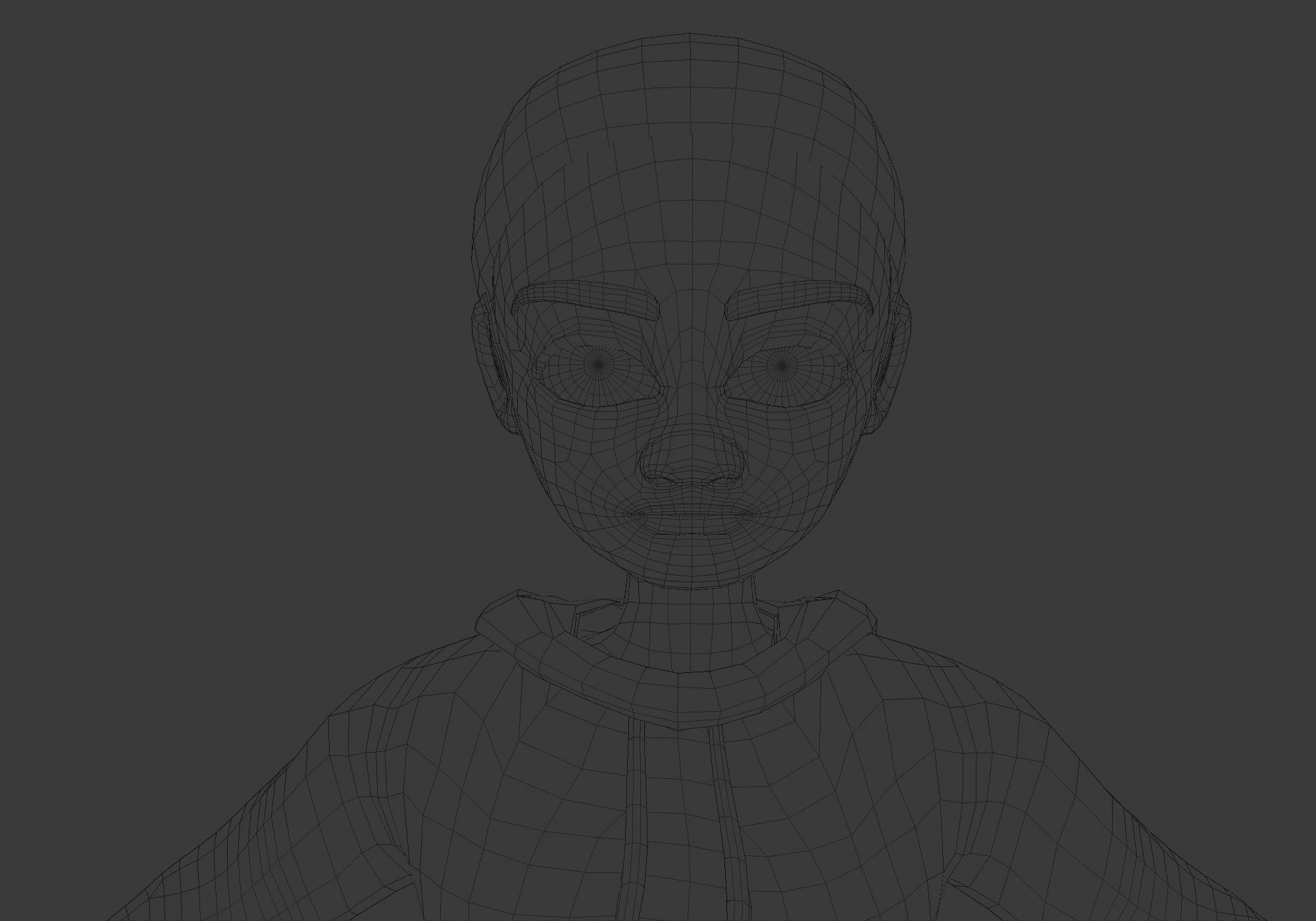 black cartoon boy  3D model_9