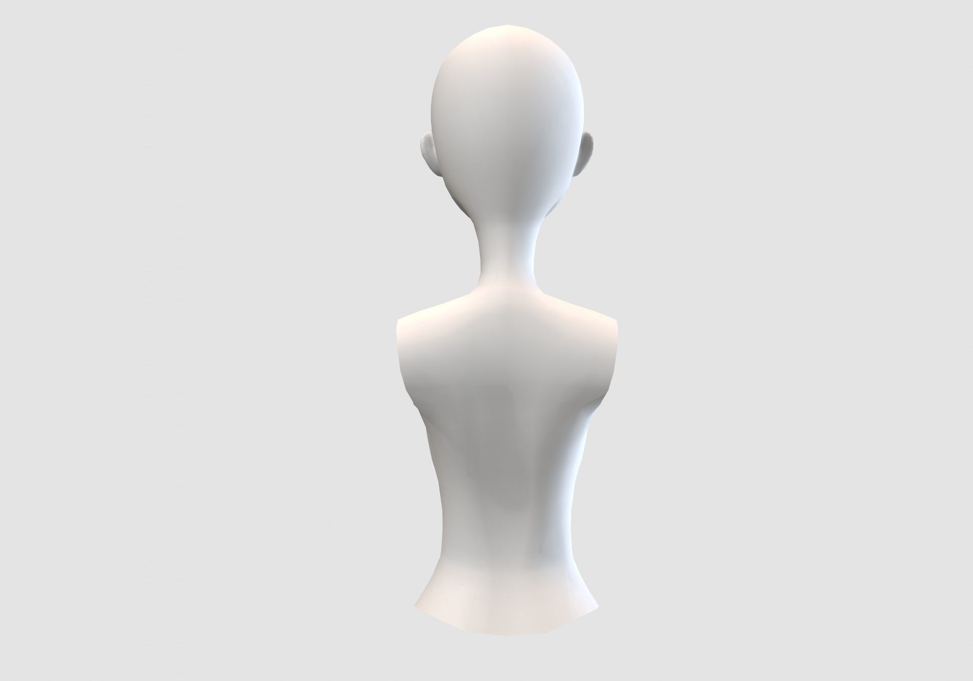 basic female torso 3D model_4