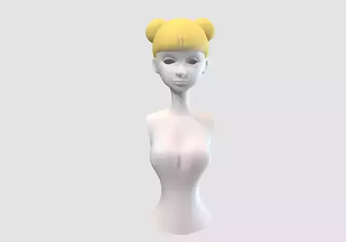 bangs cartoon hairstyle 