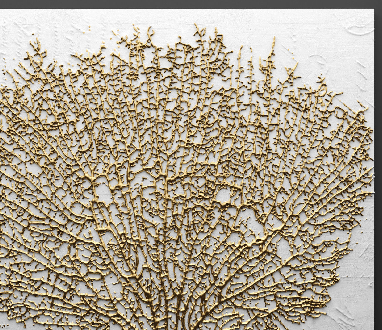 Panel painting 3D Coral  3D model_7