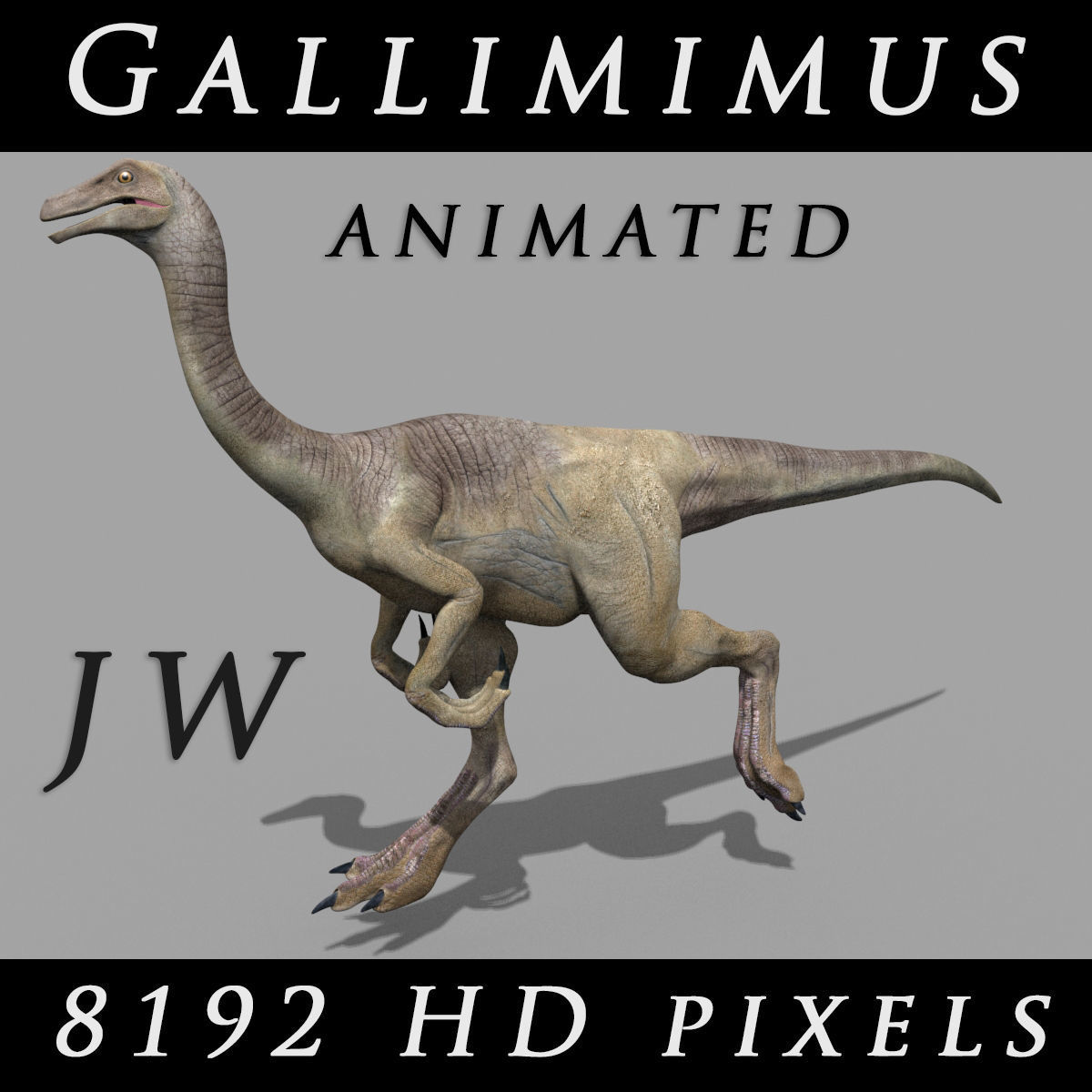 Colossal Dinosaur Pack 8K - fully animated 3D model_191