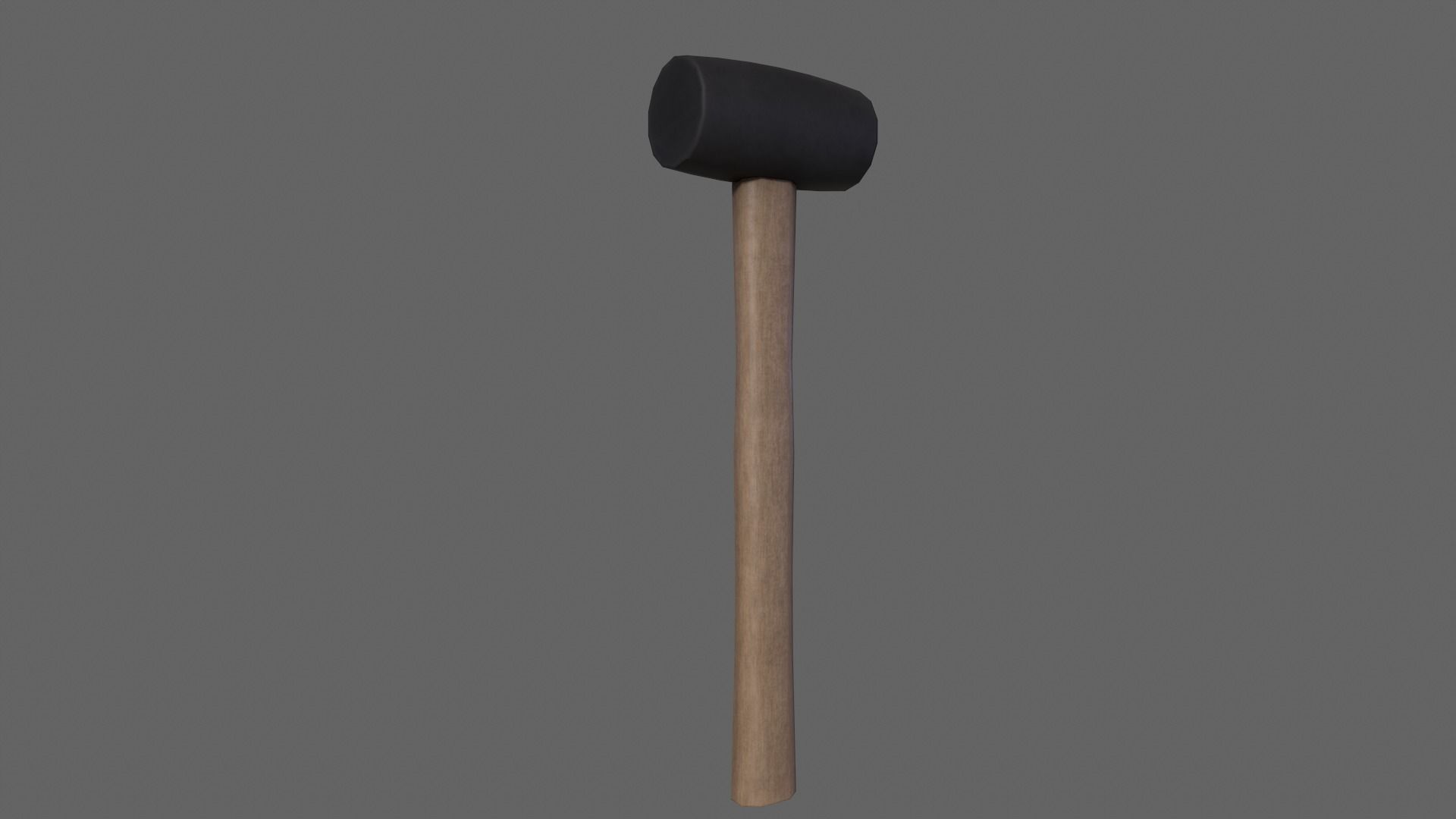 PBR Hammer Low-poly 3D model_9