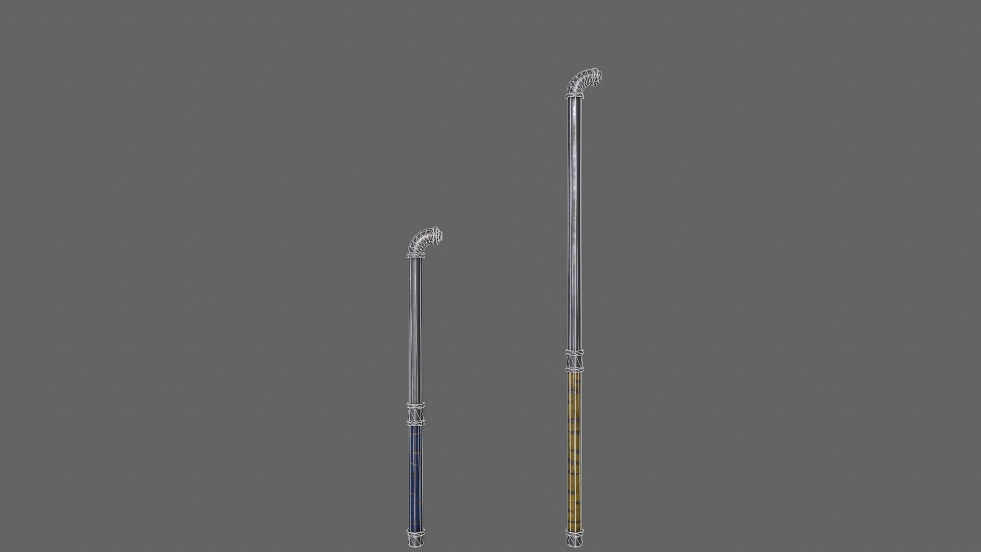 PBR Pipe Weapon V1 Low-poly 3D model_8