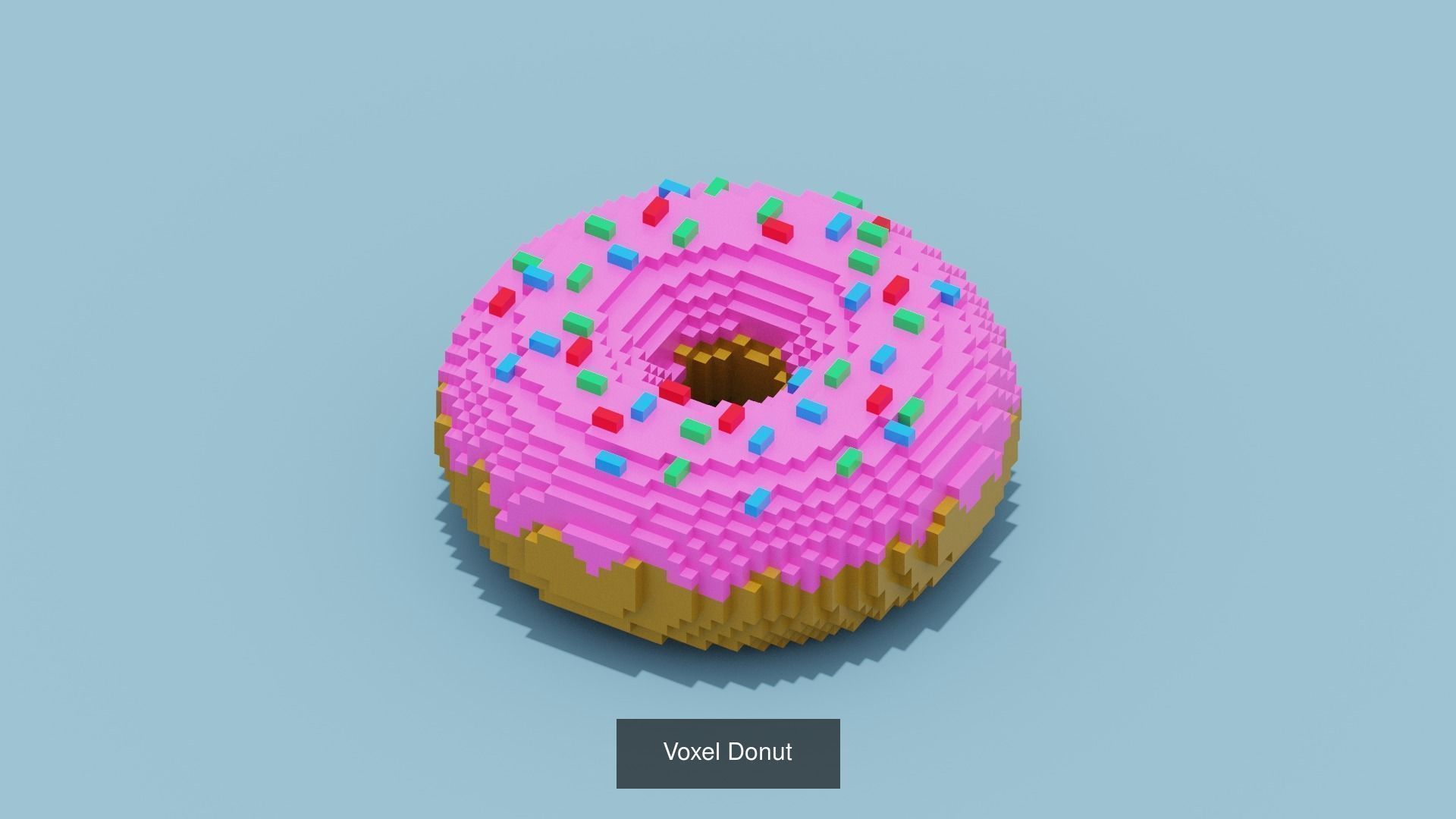 Voxel foods 3D Model Collection_2