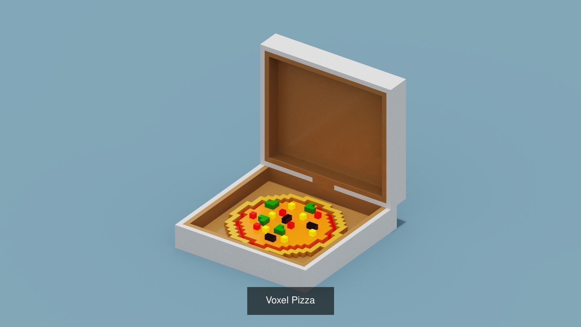 Voxel foods 3D Model Collection_6