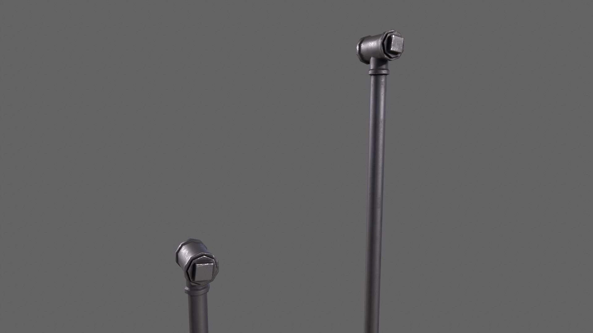 PBR Pipe Weapon V2 Low-poly 3D model_11