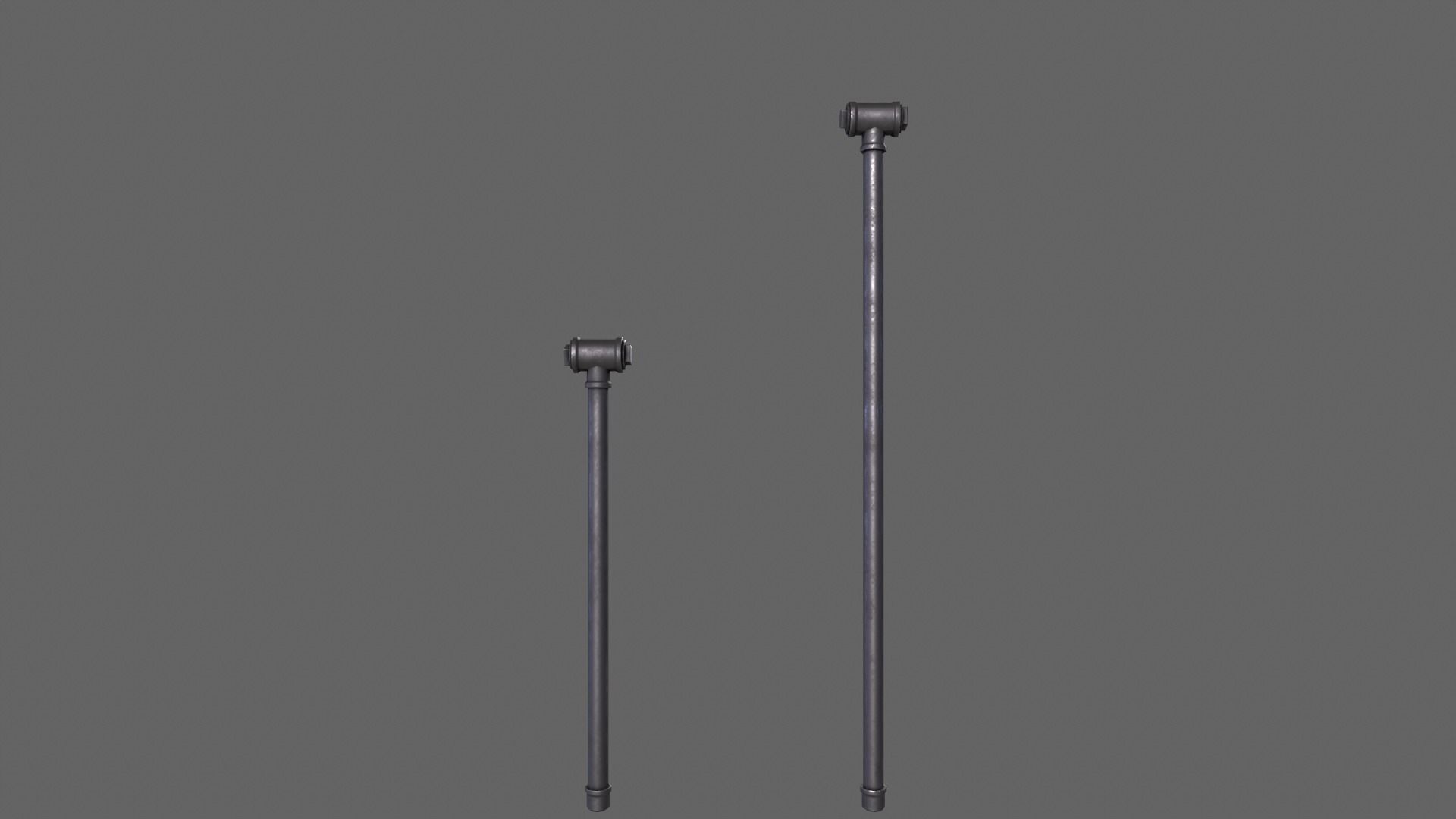 PBR Pipe Weapon V2 Low-poly 3D model_5