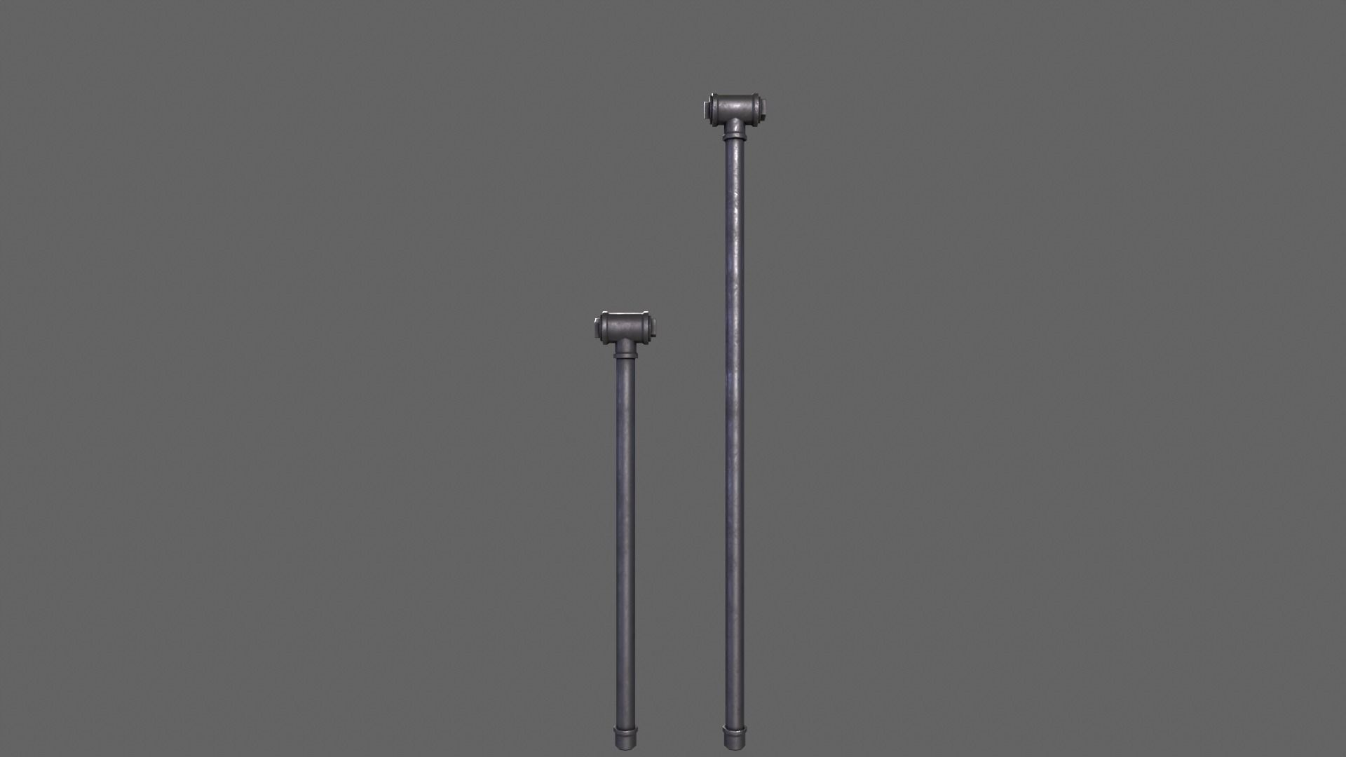 PBR Pipe Weapon V2 Low-poly 3D model_2