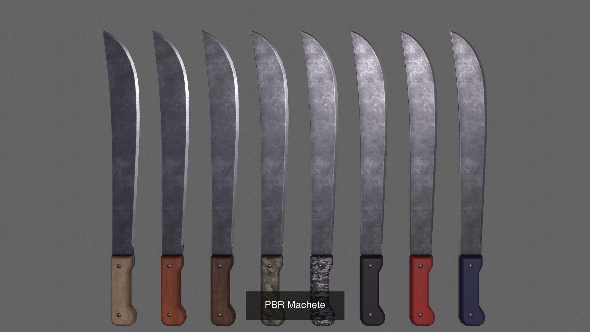 PBR Weapon V2 3D Model Collection_8