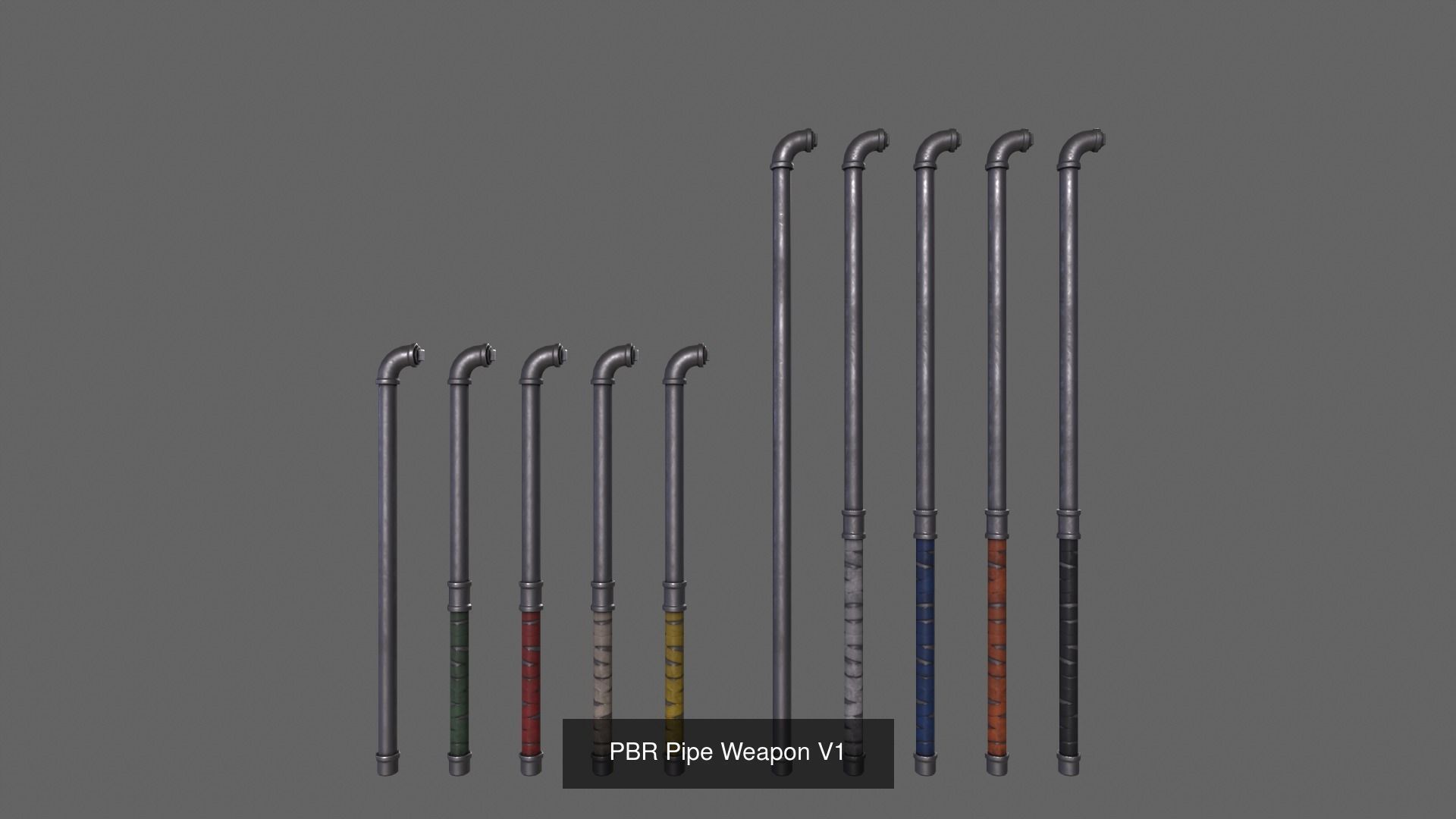 PBR Weapon V2 3D Model Collection_10