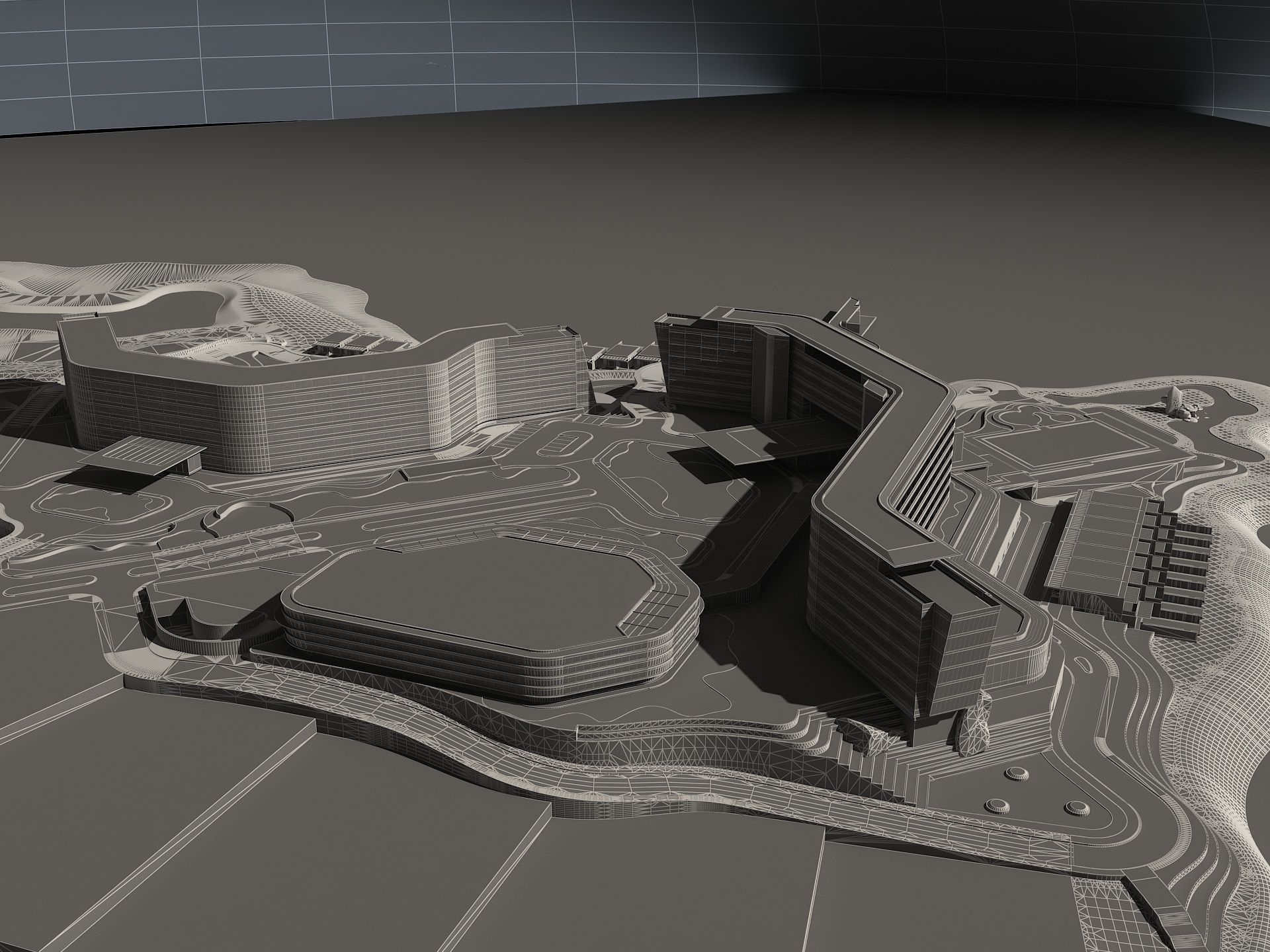 Beachfront Hotel 1 3D model_21