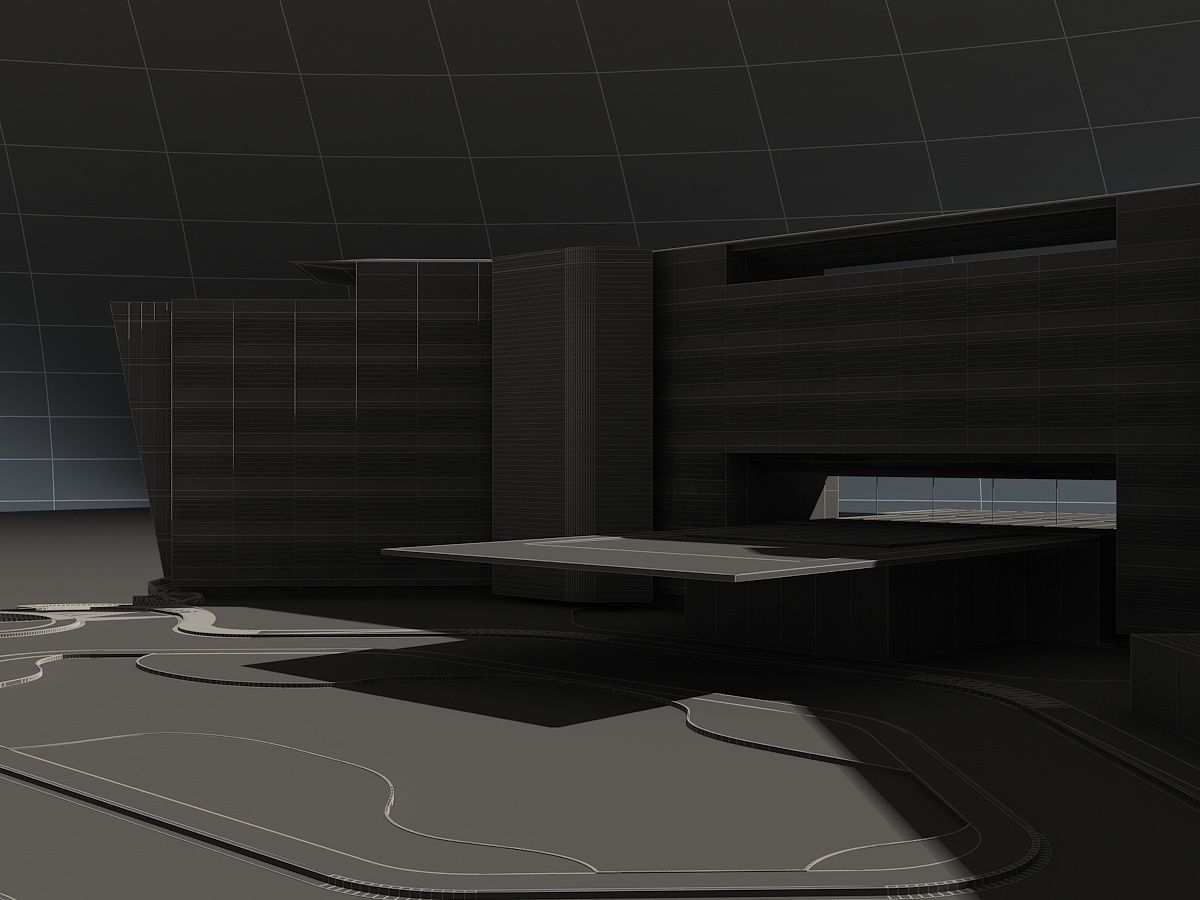 Beachfront Hotel 1 3D model_25