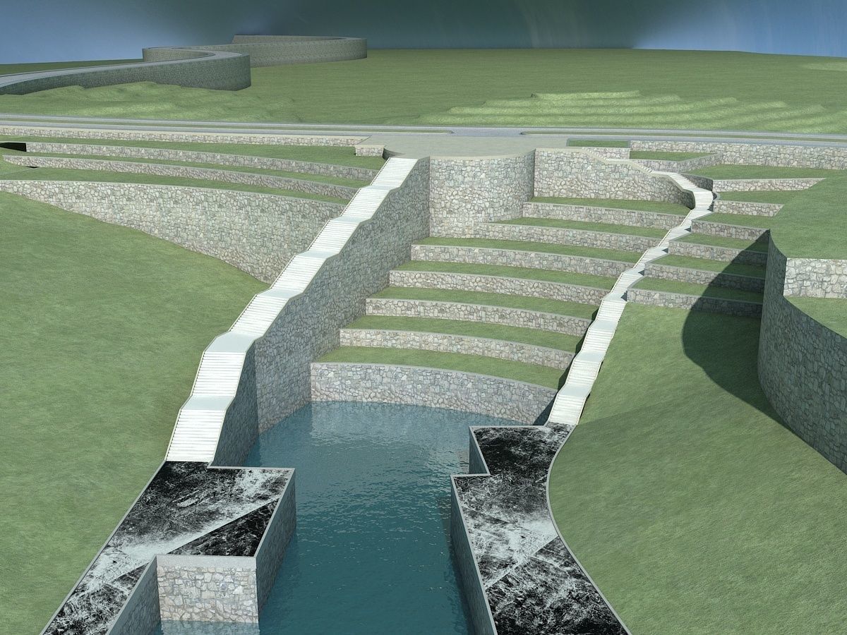 Beachfront Hotel 1 3D model_18