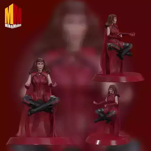 Scarlet Witch Meditation Statue 