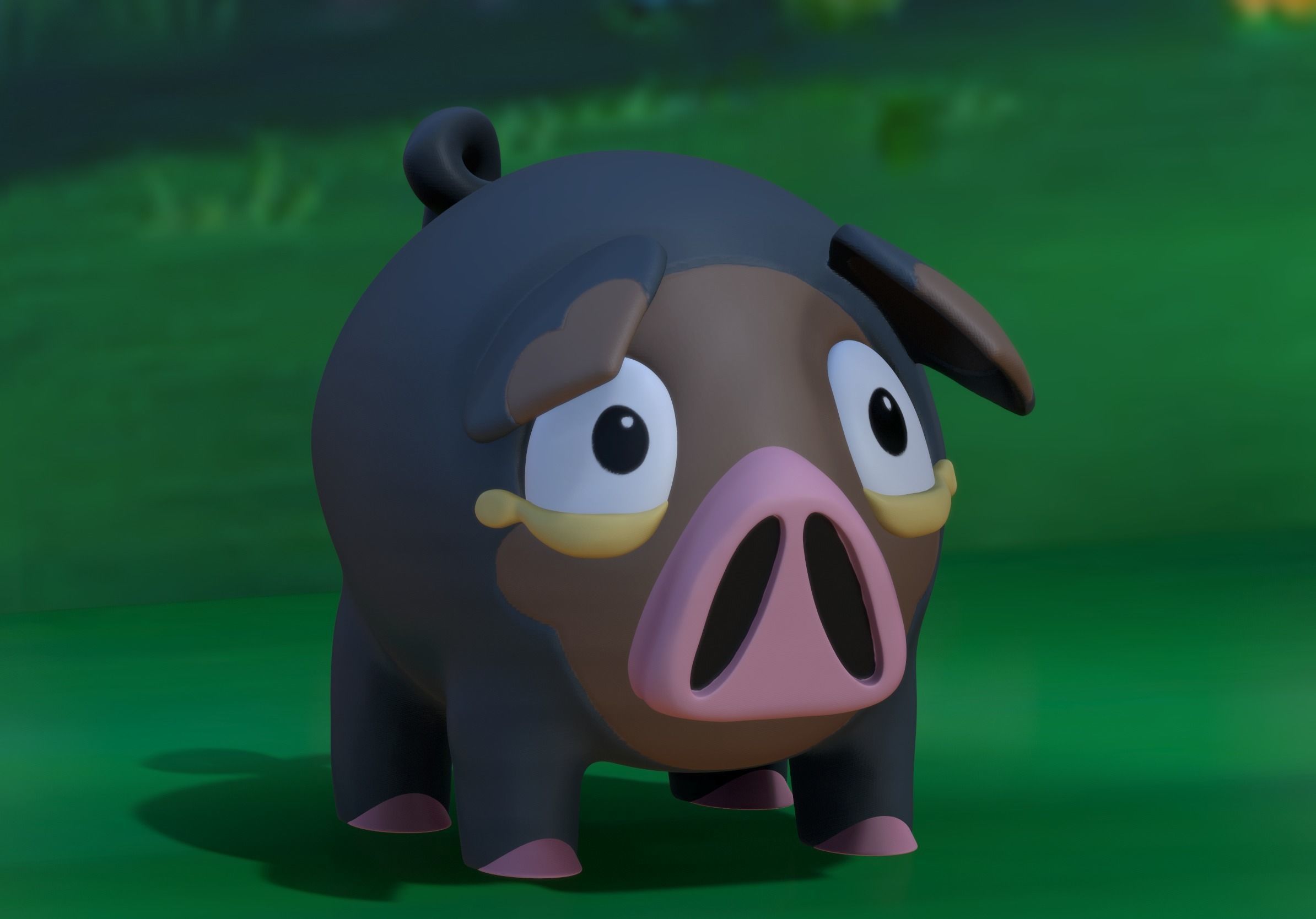 Lechonk Pokemon Figurine  3D print model_1