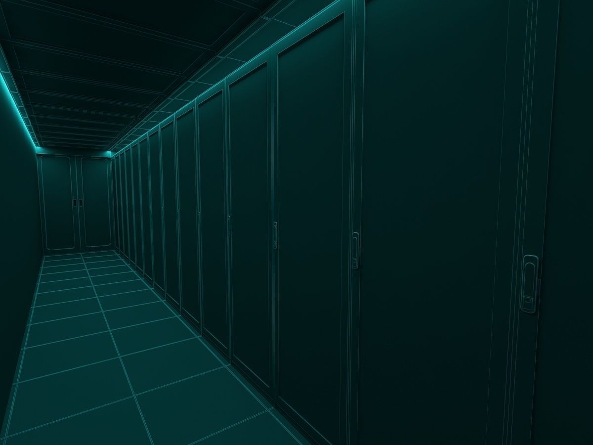 Computer Server Room 3D model_18