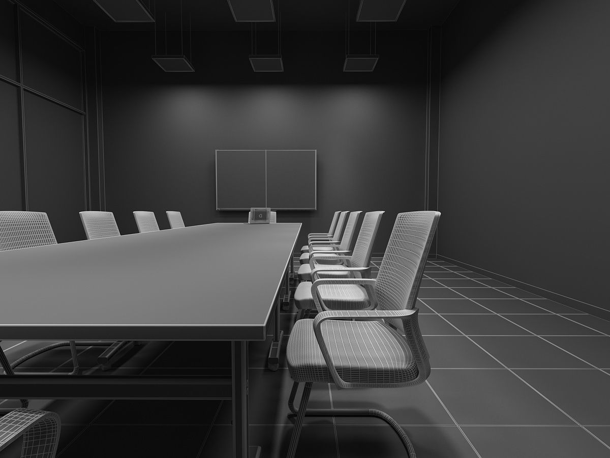 Computer Server Room 3D model_21