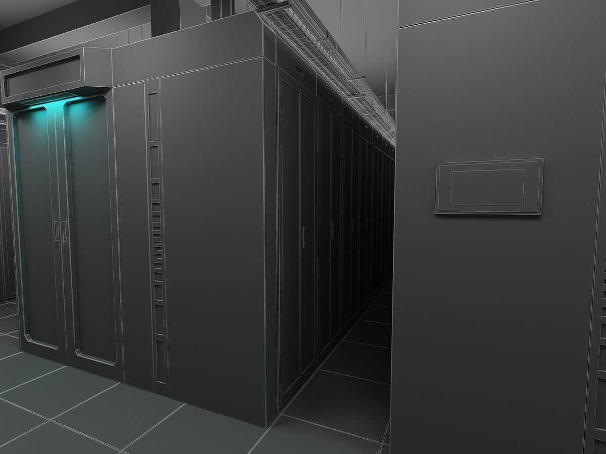 Computer Server Room 3D model_17