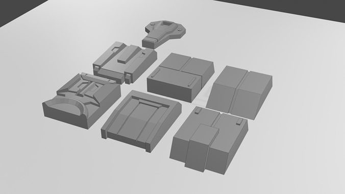 Option Parts Set A Free 3D print model