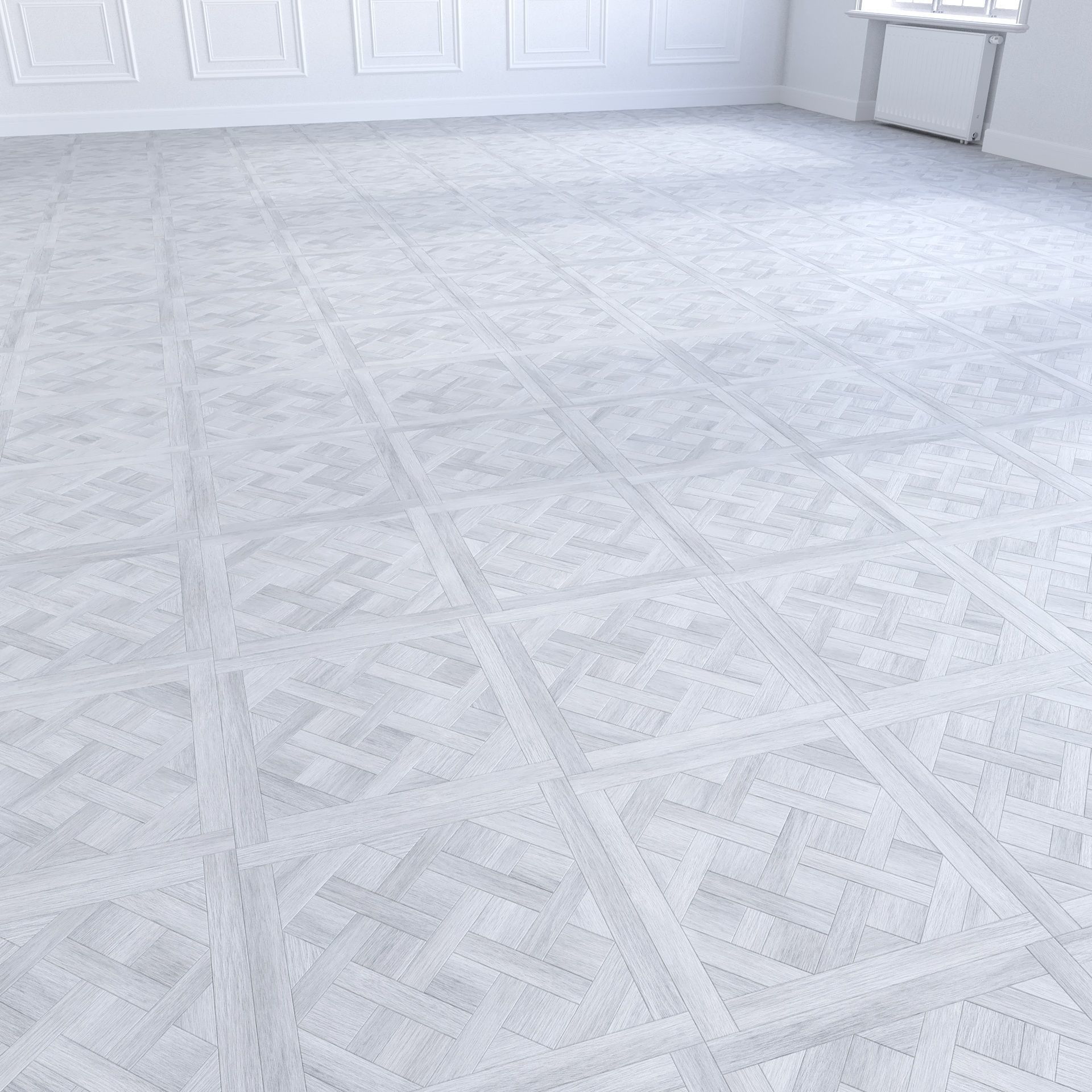 Parquet - Laminate - Wooden floor 2 in 1 Low-poly 3D model_6