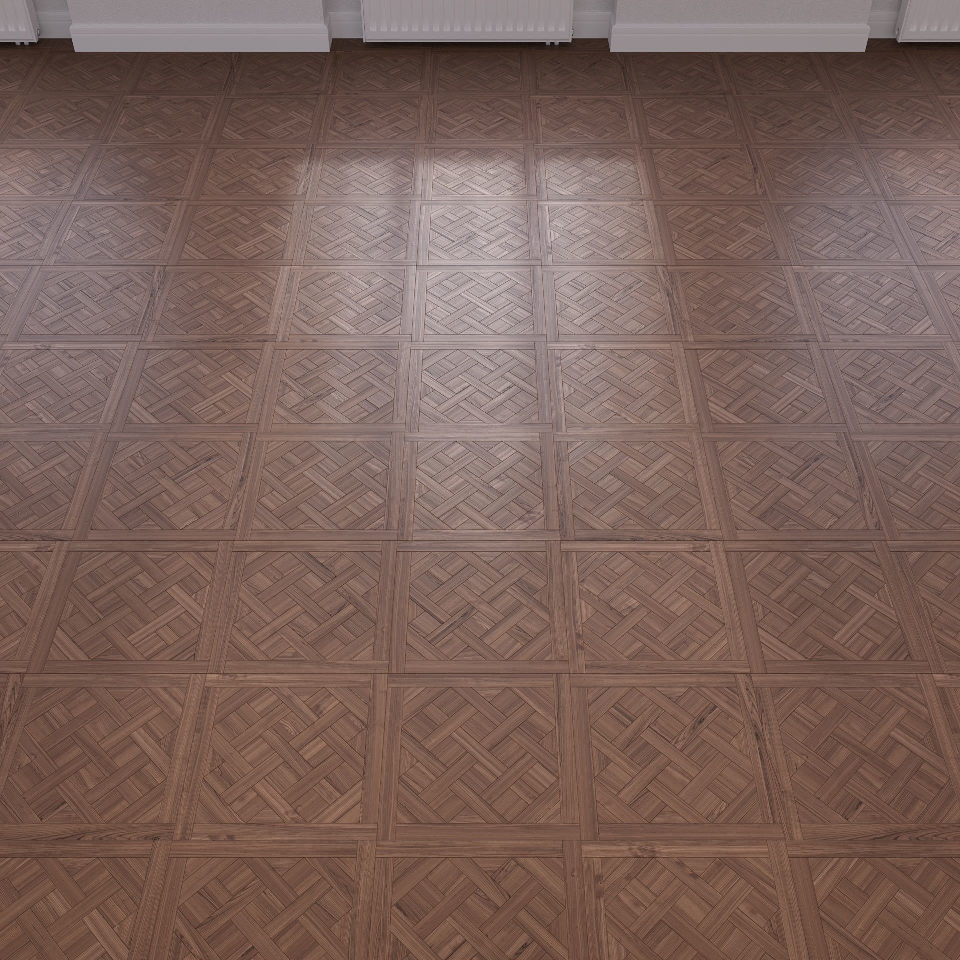 Parquet - Laminate - Wooden floor 2 in 1 Low-poly 3D model_3