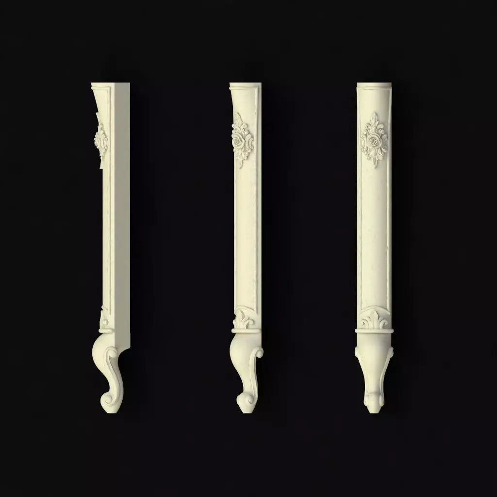 leg High quality 3d models for processing on a cnc machine 3D model_0