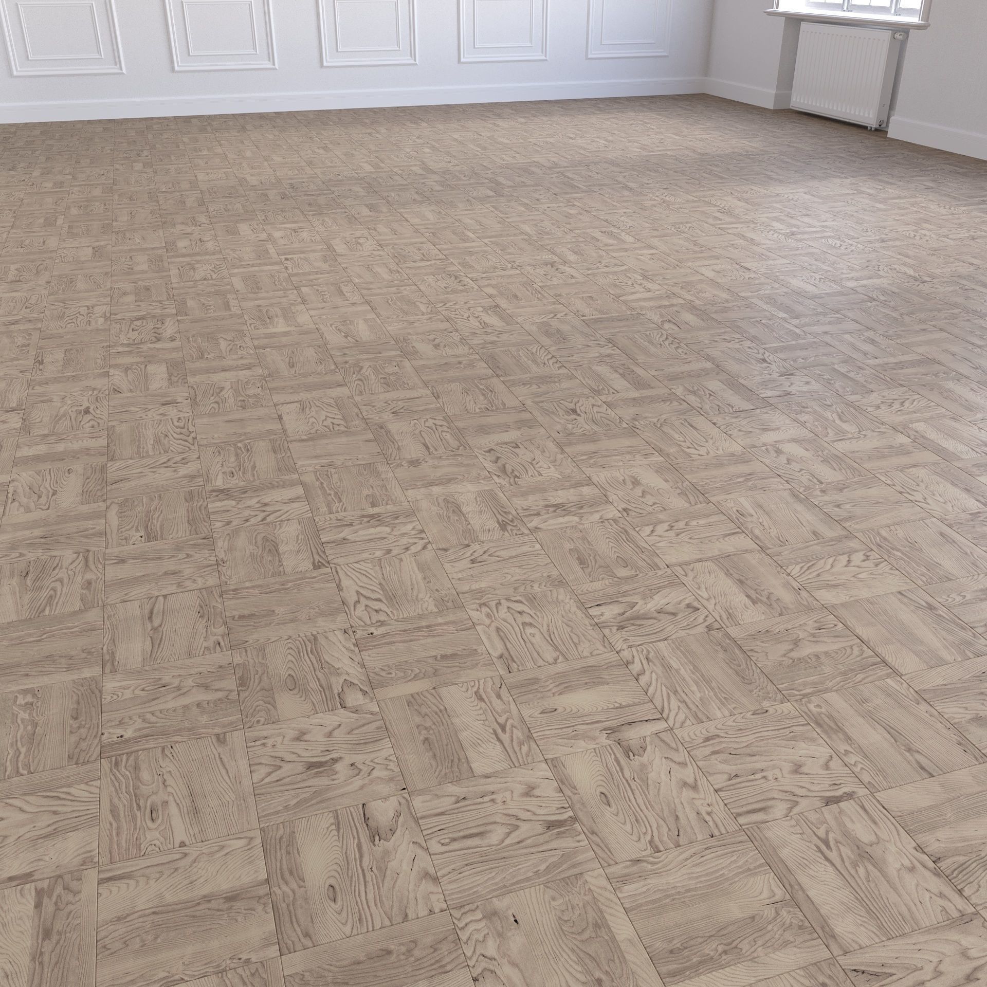 Parquet - Laminate - Wooden floor 2 in 1 Low-poly 3D model_5