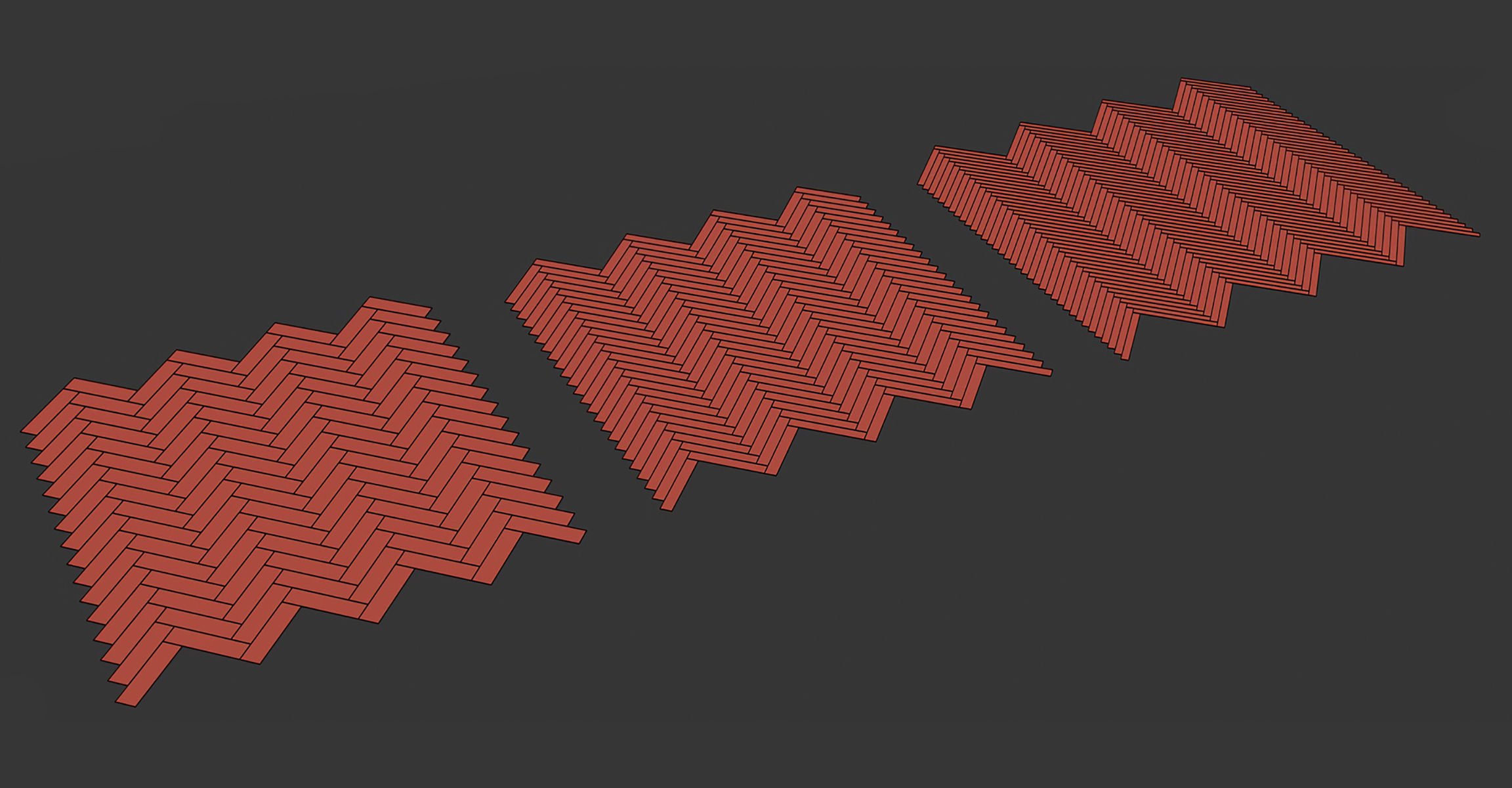 Parquet - Laminate - Wooden floor 2 in 1 Low-poly 3D model_14