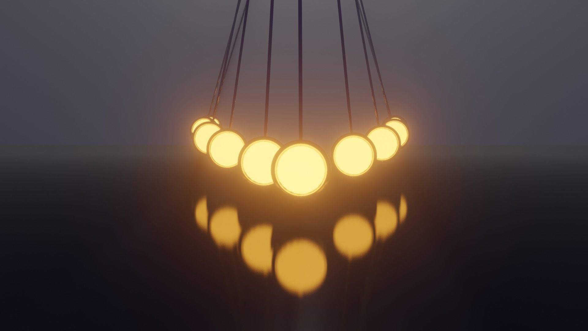 pendulum lights 3D model_4