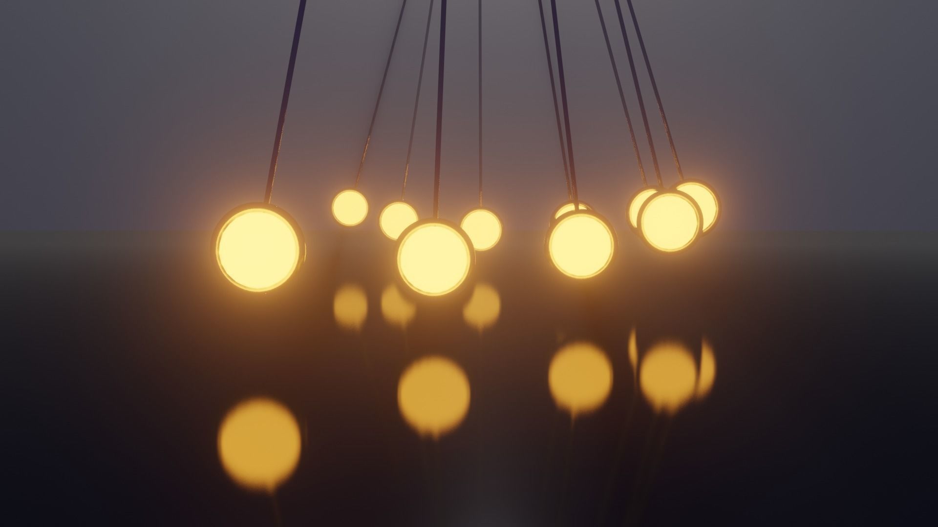 pendulum lights 3D model_3