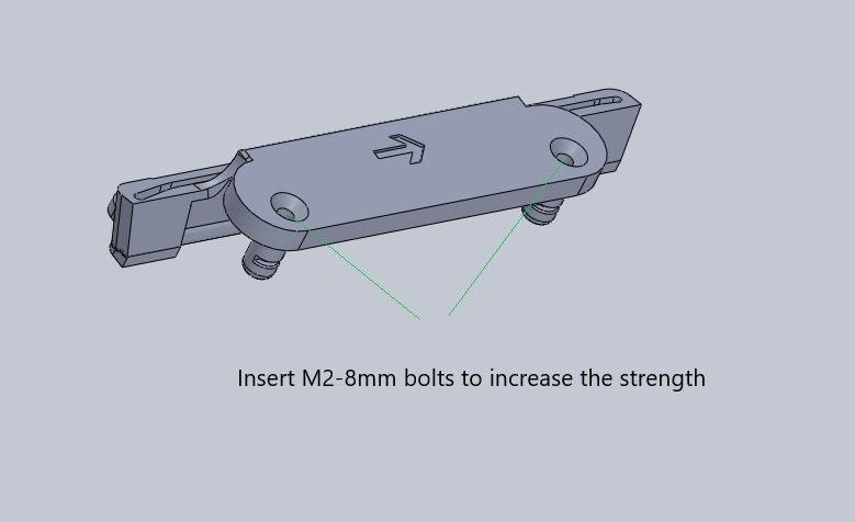 BODY MOUNT OF FUJIMI FJ CRUISER FOR KYOSHO 4X4 3D print model_1