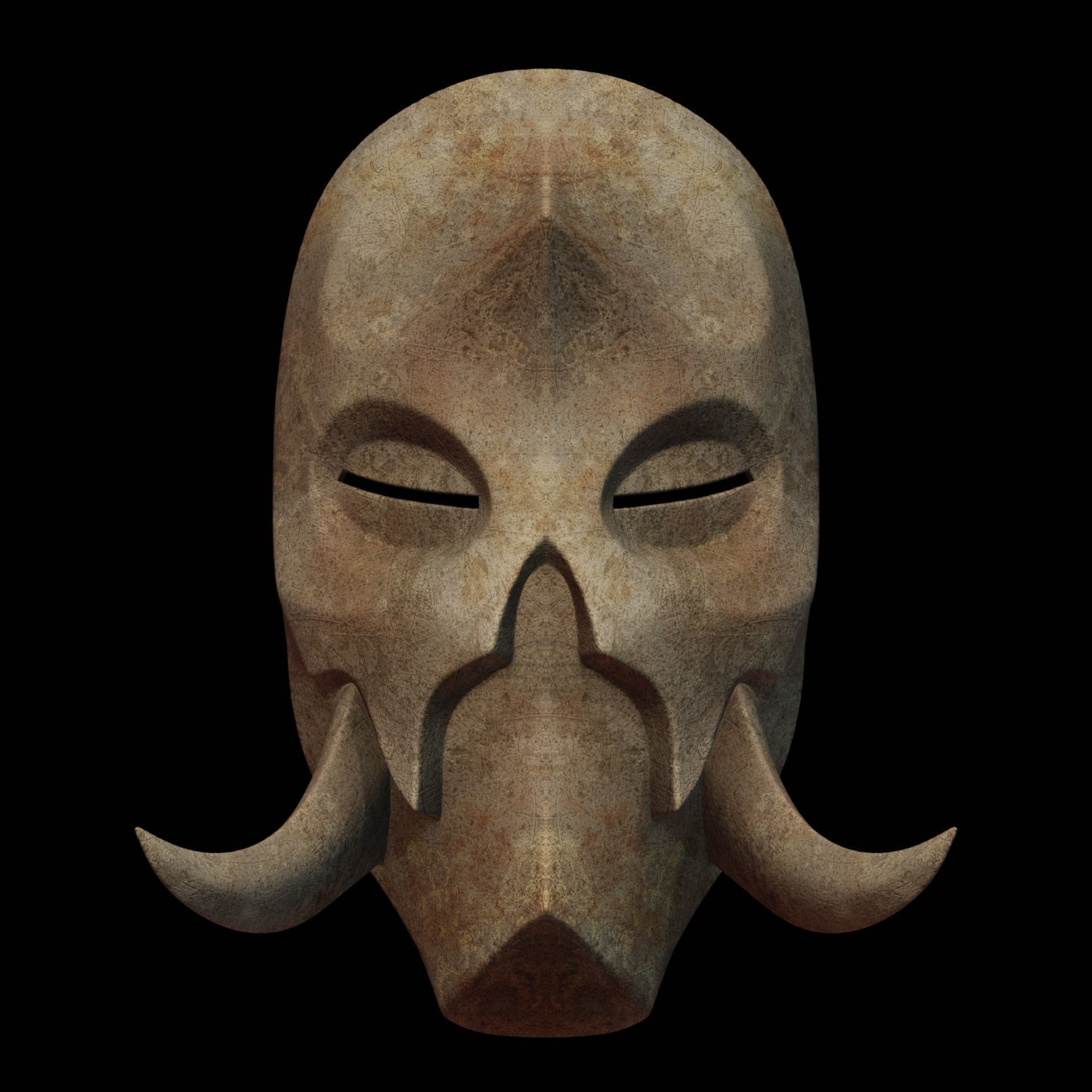 Skyrim Dragon Pries Konahrik Mask STL 3D print model