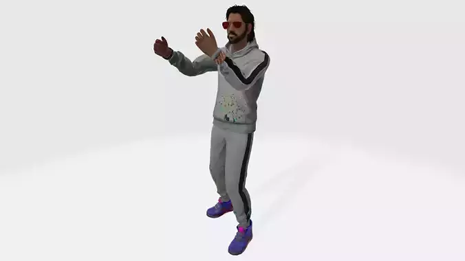 Male MusicBro White free fire character