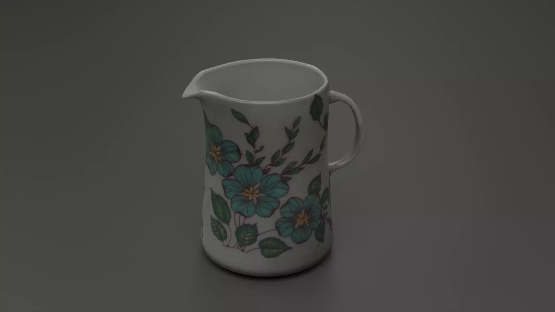 Flower jug 3D model_0