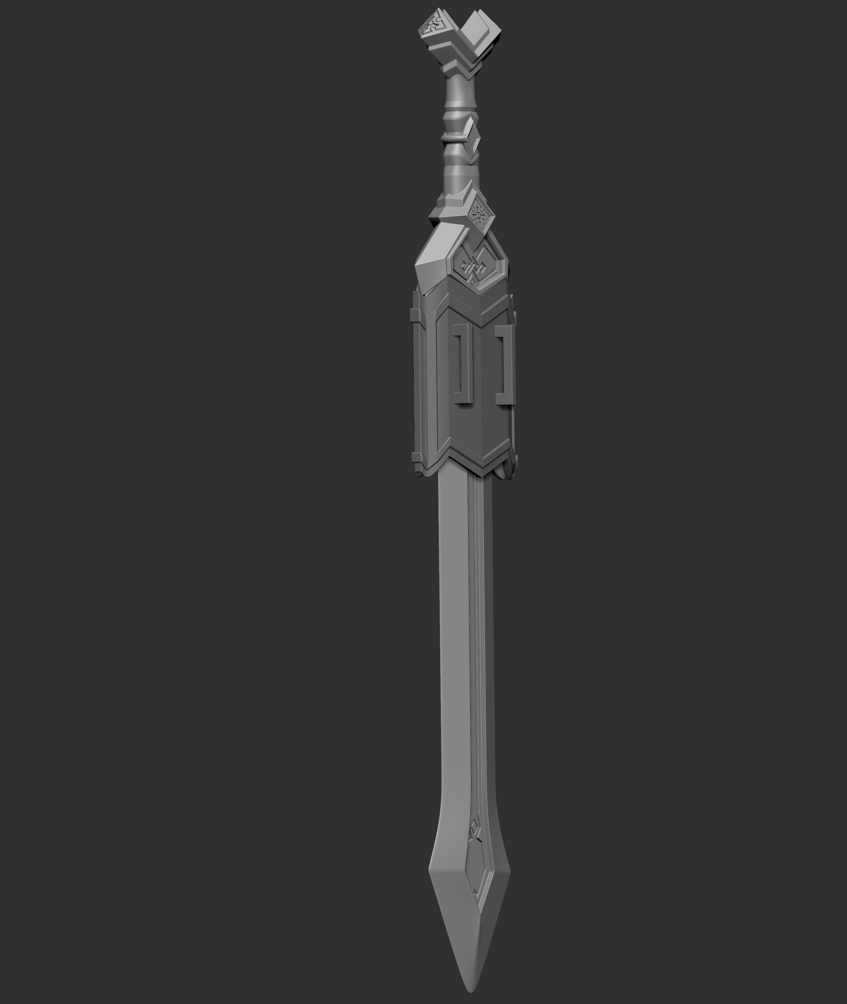 THORIN SWORD AND SHIELD 3D print model_7