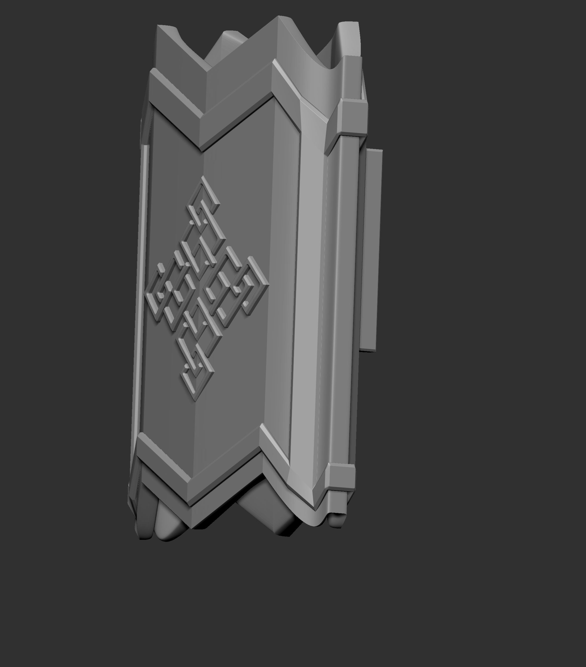 THORIN SWORD AND SHIELD 3D print model_4