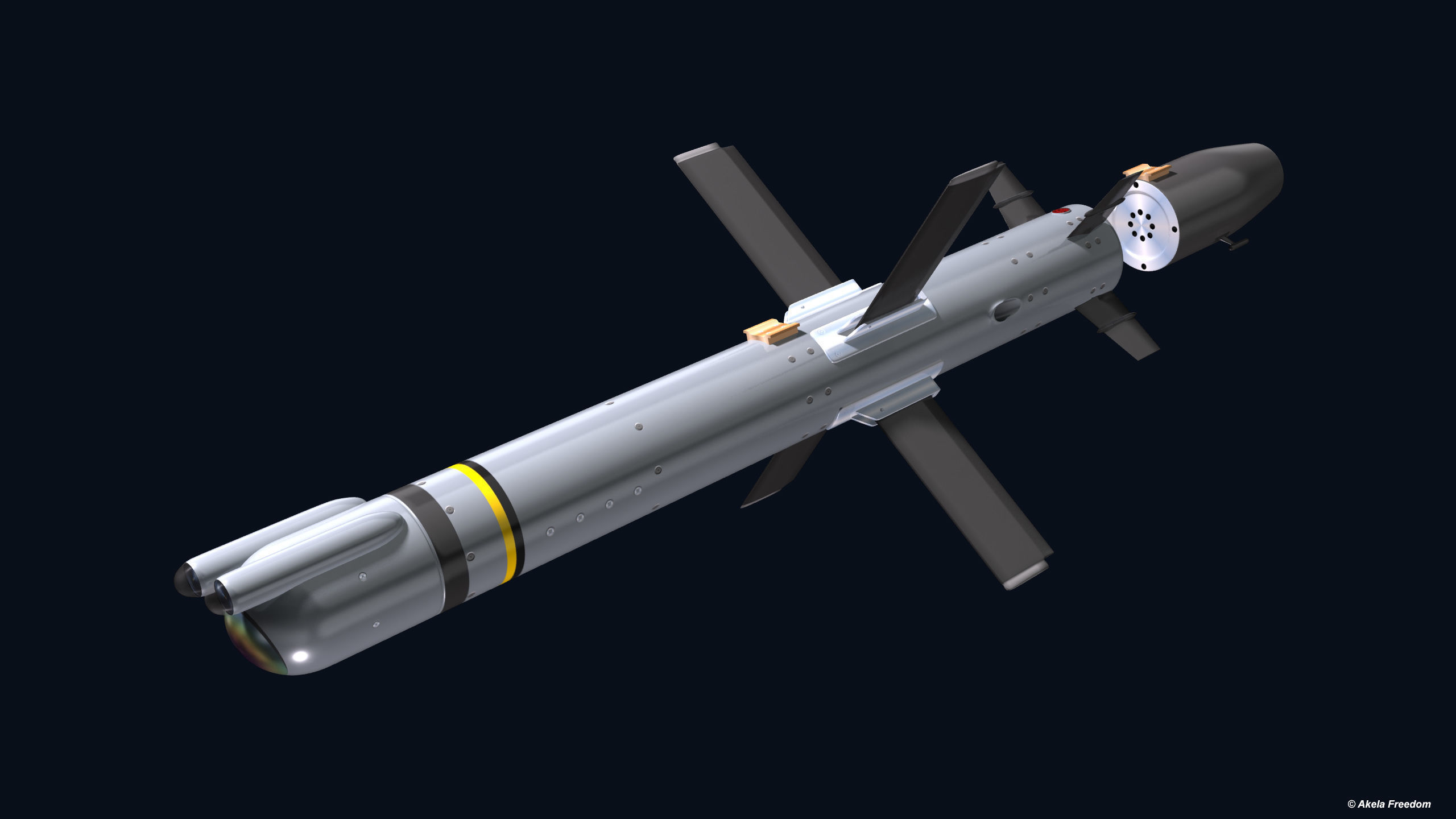 Akeron LP Missile 3D model_6