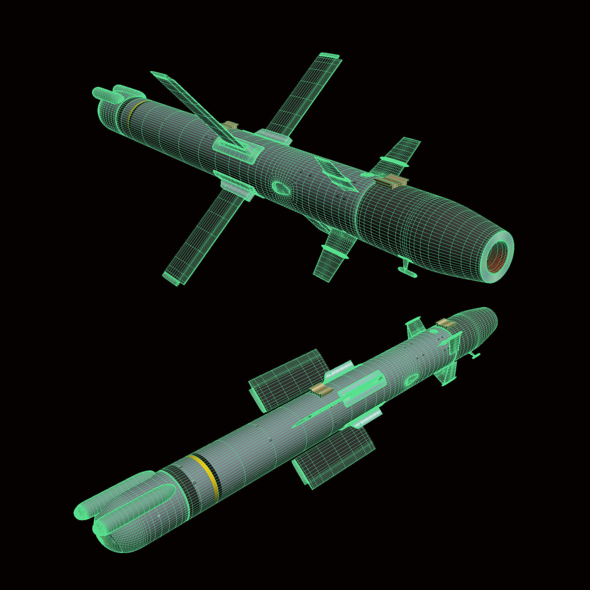 Akeron LP Missile 3D model_11